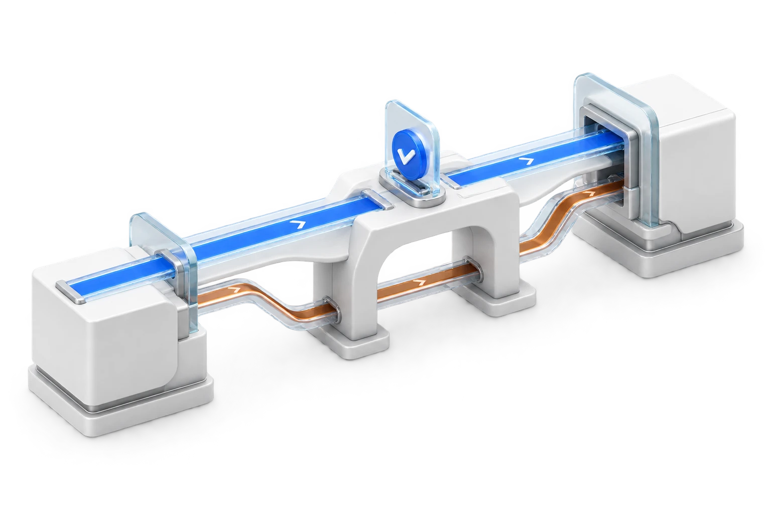 An action route bypasses a separate approval checkpoint and reaches a business operation.