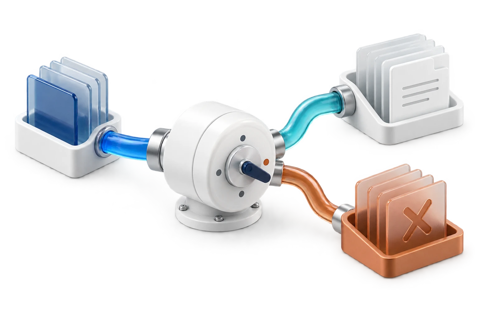 A legitimate tool connector is routed to an inappropriate downstream action destination.